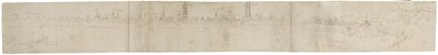 Preliminary Sketch for a View of Bruges from the South-West, 1558 by Anthonis van den Wyngaerde